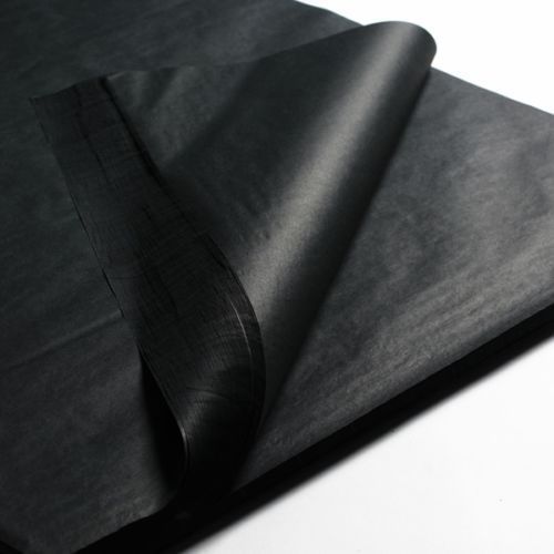 Black acid free tissue - black,