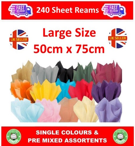 Coloured tissue paper 240 ream - tissue,