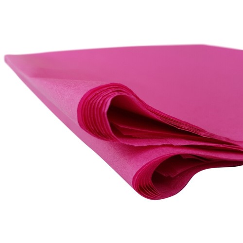 500x750mm cerise tissue paper - cerise,