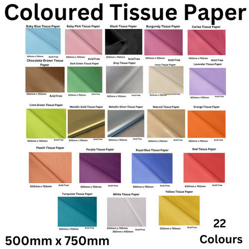Coloured tissue paper high - paper,