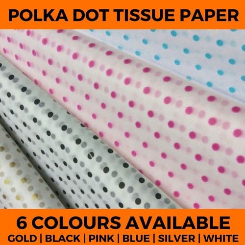 Printed polka dot tissue - dot, paper